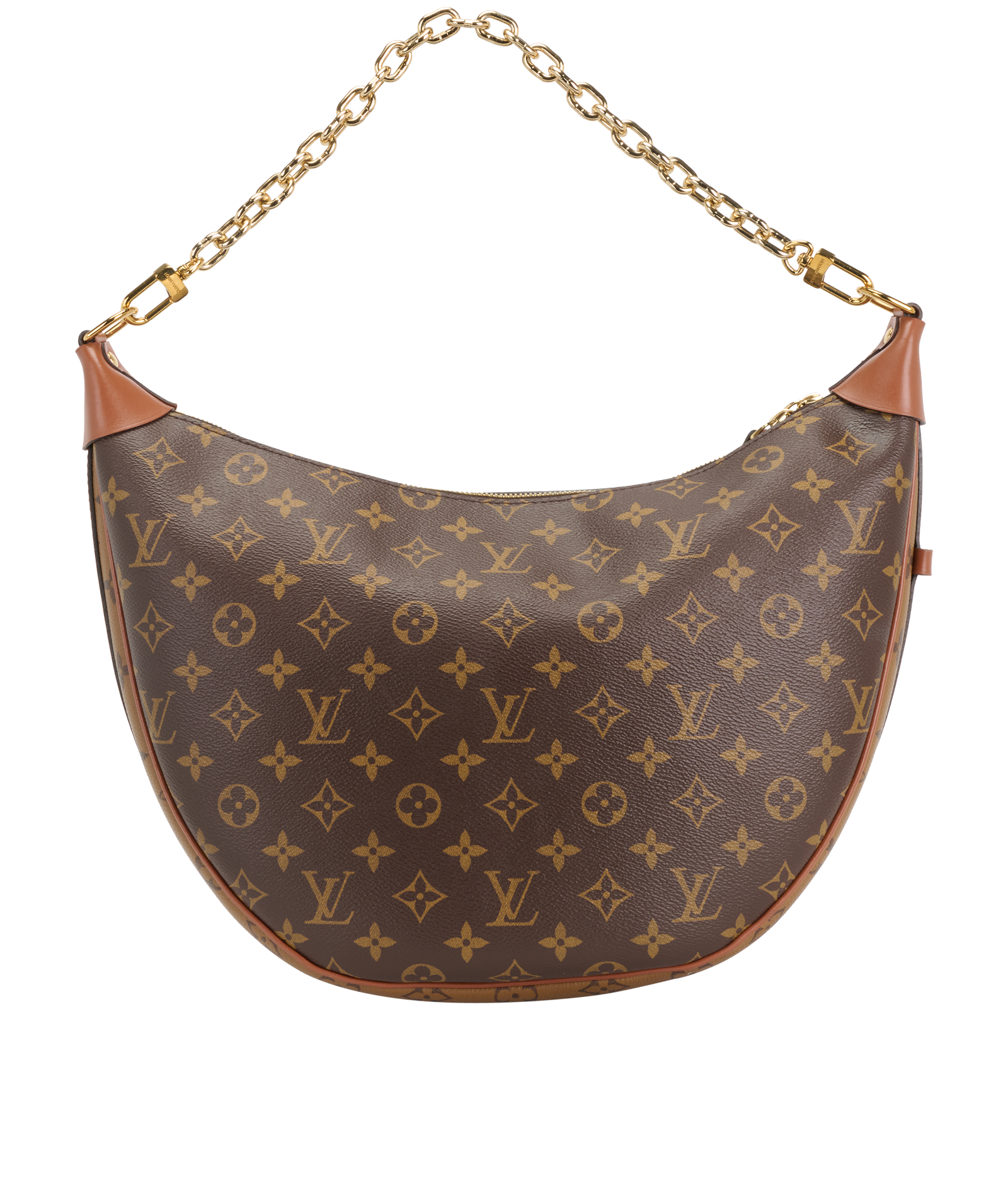 Loop Hobo, &pound;1,800, Handbags, Brown, Canvas, Back view